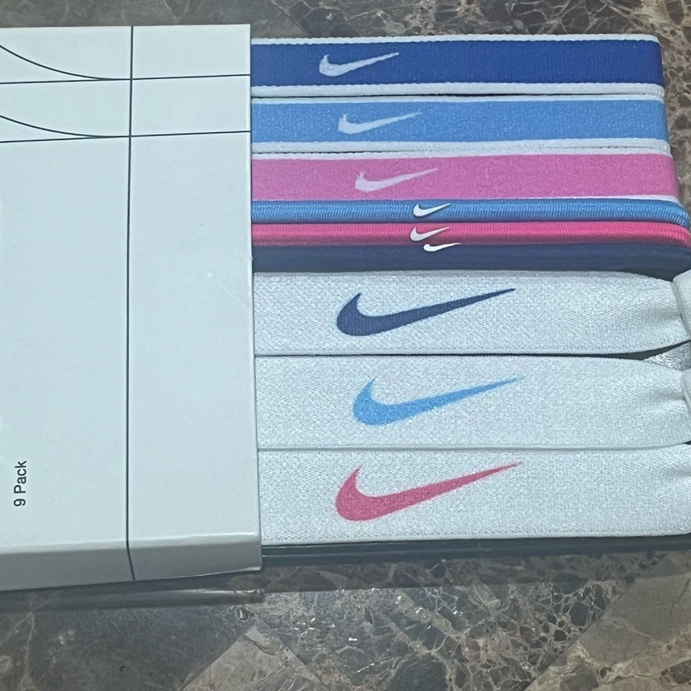 Nike Mixed Elastic Ponytail Holders - 9Pack - Picture 2 of 2